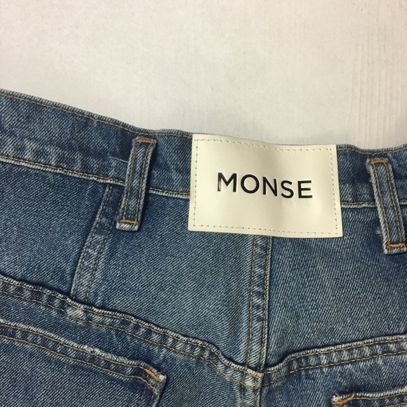 Monse maison denim boyfriend distressed jeans - Picture 8 of 8